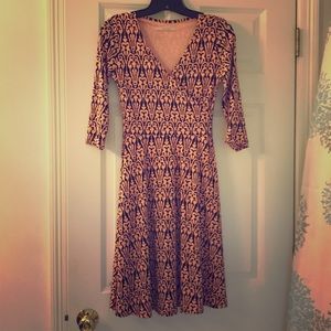 3/4 length sleeve dress